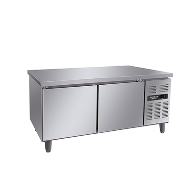 Single-Temperature Commercial Use Stainless Steel Under Bench Freezer French Door Freezer Counter Frezzer Commercial Refrigeration Equipment